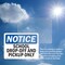 Signmission School Drop-Off And Pickup Only, 7 in W x Rectangle, Vinyl Decal OS-2PACK-NS-D-57-L-18252 - alternate 4